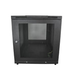 StarTech.com 4-Post 12U Server Rack Cabinet, Lockable 19" Data Rack Cabinet for Computer / AV / IT Equipment, Office / Home Network Rack with Casters & Adjustable Mounting Rails