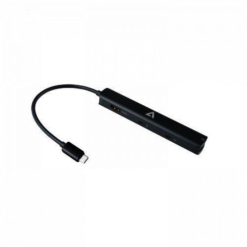 V7 UCMINIDOCK-PT laptop dock/port replicator Docking USB 3.2 Gen 1 (3.1 Gen 1) Type-C Black