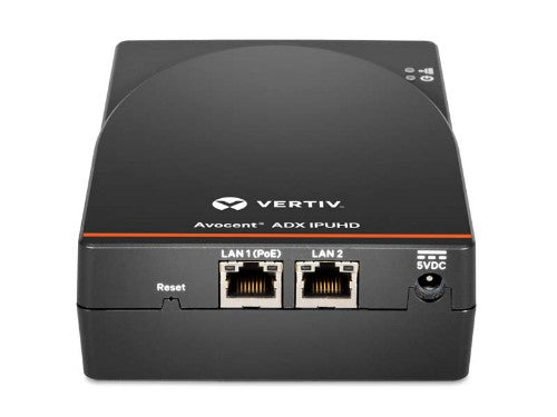 Vertiv Avocent IPUHD 4K IP KVM Device | IT Management | Remote KVM Access | KVM over IP| 4K | Native USB-C | HDMI, DP, MiniDP Adapters | 2-Year Factory Warranty - Optional Extended Warranty Available (ADX-IPUHD-400)