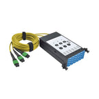 Tripp Lite N482-3M8L12S-B 40/100Gb Fiber Breakout Cassette with Built-In MTP Cables, 40Gb to 4 x 10Gb, 100Gb to 4 x 25Gb, (x3) 8-Fiber Singlemode MTP/MPO to (x12) LC Duplex 9/125