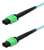 AddOn Networks ADD-AMPOAMPO-7M5OM4LZ InfiniBand/fibre optic cable 7 m MPO OFNG Aqua colour, Green