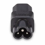 Lindy IEC C6 Cloverleaf Socket To IEC C13 3 Pin Plug Adapter