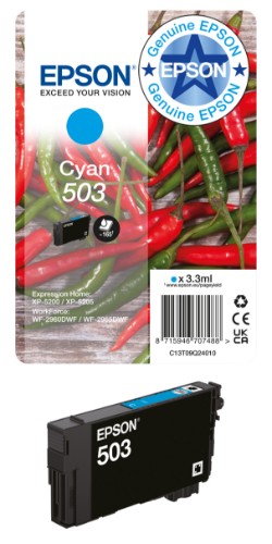 Epson C13T09Q64010/503 Ink cartridge multi pack Bk,C,M,Y 210pg + 3x165pg Pack=4 for Epson XP-5200