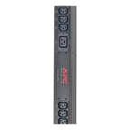 APC NetShelter Basic Rack PDU, Zero U, 12.5kW, 208V, 30 C13 and 6 C19 outlet, 3ft input Cord