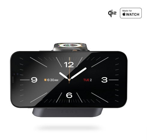 OtterBox Zens Nightstand Magnetic Wireless Charger Pro 2, Black