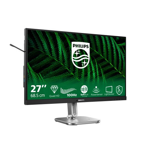 Philips 5000 series 27B2G5500/00 computer monitor 68.6 cm (27") 2560 x 1440 pixels Quad HD LCD Anthracite
