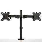 StarTech.com Desk Mount Dual Monitor Arm - Desk Clamp / Grommet VESA Monitor Mount for up to 32" (17.6lb/8kg) Displays - Ergonomic Articulating Monitor Arm - Height Adjustable/Tilt/Swivel/Rotating