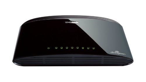 D-Link DES-1008D Unmanaged Fast Ethernet (10/100) Black