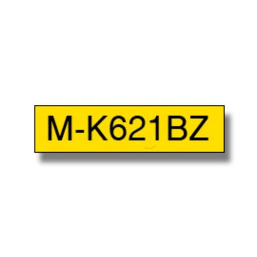 Brother MK-621BZ DirectLabel black on yellow 9mm x 8m for Brother P-Touch M 9-12mm