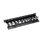 Tripp Lite SRCABLEDUCT1UHD SmartRack 1U High Capacity Horizontal Cable Manager - Finger duct with dual-hinge cover