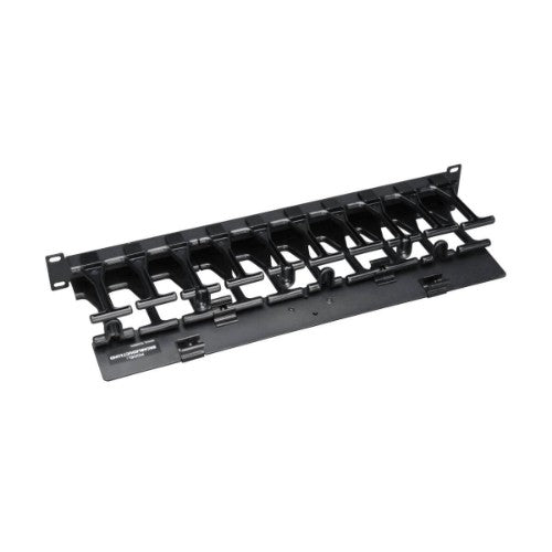 Tripp Lite SRCABLEDUCT1UHD SmartRack 1U High Capacity Horizontal Cable Manager - Finger duct with dual-hinge cover