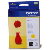 Brother LC-121Y Ink cartridge yellow, 300 pages ISO/IEC 24711 3.9ml for Brother DCP-J 132/MFC-J 285