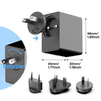 Origin Storage Origin 65W Wall Charger with 1.5m USB-C cable and 4 Multi AC Plugs