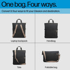 HP 14-inch Convertible Laptop Backpack Tote