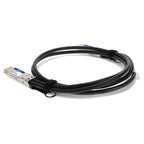 AddOn Networks QDD-400-CU0-5M-AO InfiniBand/fibre optic cable 0.5 m QSFP-DD DAC Black