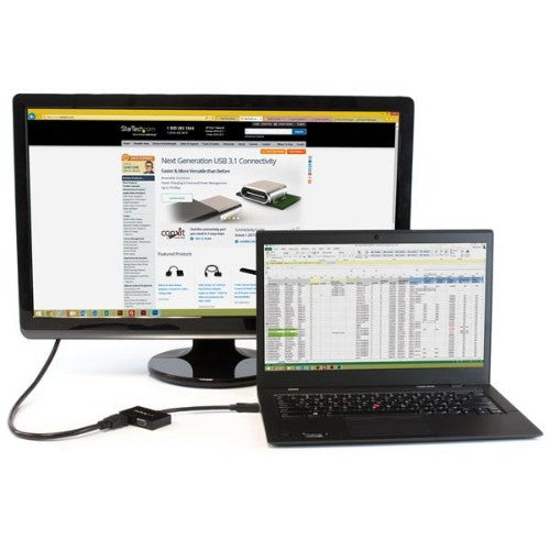 StarTech.com Travel A/V Adapter: 2-in-1 DisplayPort to HDMI or VGA