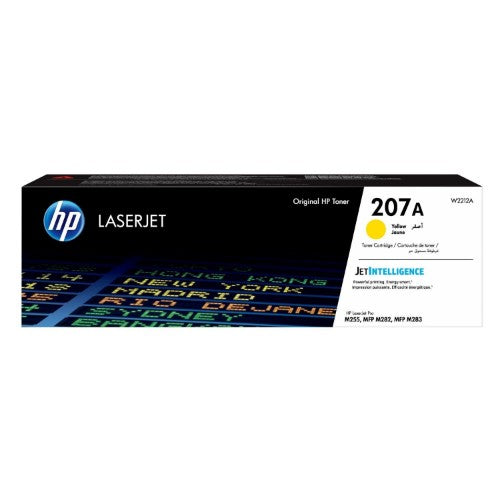 HP W2212A/207A Toner cartridge yellow, 1.25K pages ISO/IEC 19752 for HP M 283
