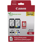 Canon 5437C006/PG-575XL+CL-576XL Printhead cartridge multi pack black + color high-capacity PVP Pack=2 for Canon Pixma TS 3550 i