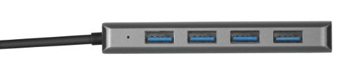 Trust 23328 interface hub USB 3.2 Gen 1 (3.1 Gen 1) Type-A 5000 Mbit/s Grey