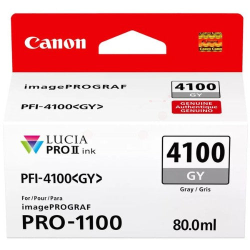 Canon 6783C001/PFI-4100GY Ink cartridge gray 80ml for Canon IPF PRO-1100