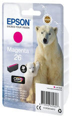 Epson C13T26134012/26 Ink cartridge magenta, 300 pages ISO/IEC 19752 4,5ml for Epson XP 600