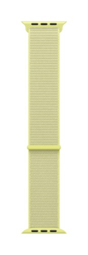 Apple MFFF4ZM/A smart wearable accessory Band Yellow Nylon, Recycled polyester, Spandex