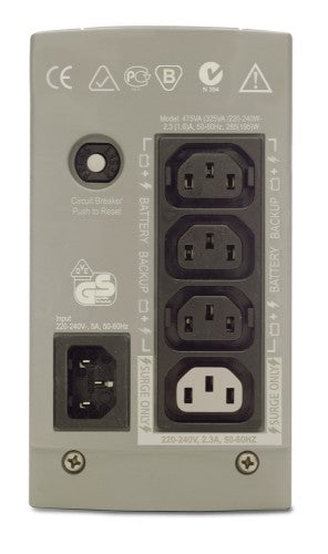 APC Back-UPS CS 325 w/o SW uninterruptible power supply (UPS) 0.325 kVA 210 W