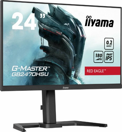 iiyama G-MASTER Unleash your full gaming potential with the Fast IPS GB2470HSU Red Eagle