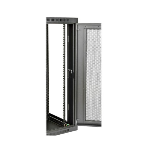 Tripp Lite SRW18USDP SmartRack 18U UPS-Depth Wall-Mount Half-Height Rack Enclosure, Hinged Back