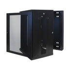 Tripp Lite SRW18US SmartRack 18U Low-Profile Switch-Depth Wall-Mount Rack Enclosure Cabinet, Hinged Back