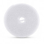 StarTech.com 4-pack 15ft (4.6m) Hook and Loop Roll, 0.5in Wide, White, Cut-to-Size Reusable Cable Ties, Fastener Tape, Adjustable Fabric Wraps, Bulk Roll