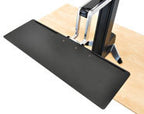Ergotron WorkFit-S, Single LD with Worksurface+ Black Flat panel Multimedia stand