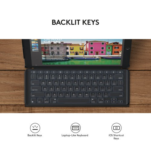 Logitech Slim Combo French Smart Connector Black