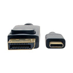 Tripp Lite U444-003-DP USB-C to DisplayPort Active Adapter Cable (M/M), 4K 60 Hz, 3 ft. (0.9 m)