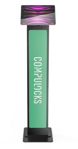 Compulocks Universal Invisible Mount Brandable Floor Stand Black