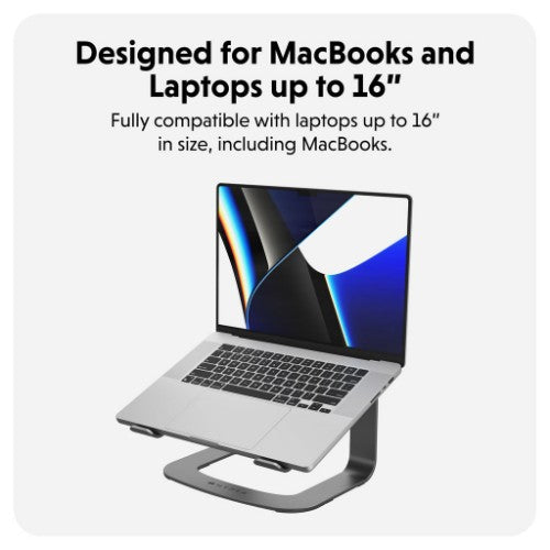 HYPER HS1110GYGL laptop stand Grey 40.6 cm (16")