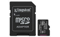 Kingston Technology 128GB microSDXC Industrial C10 A1 pSLC Card + SD Adapter