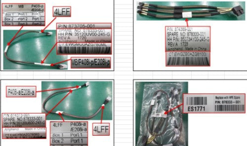 HPE DL180 Gen10 LFF /-a FIO Cbl Kit Cable management kit