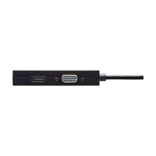 Tripp Lite P136-06N-HDV-4K DisplayPort to VGA/DVI/HDMI All-in-One Converter Adapter, DP ver 1.2, 4K 30 Hz HDMI