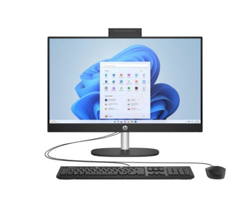 HP 24-cr0040na AMD Ryzen™ 5 7520U 60.5 cm (23.8") 1920 x 1080 pixels All-in-One PC 8 GB LPDDR5-SDRAM 512 GB SSD Windows 11 Home Wi-Fi 6 (802.11ax) Black