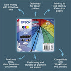 Epson C13T17G64010/406 Ink cartridge multi pack Bk,C,M,Y 8,7ml + 3x6ml Pack=4 for Epson  WF-3920