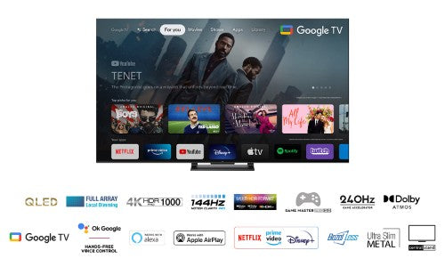 TCL C74 75C745K TV 190.5 cm (75") 4K Ultra HD Smart TV Wi-Fi Black