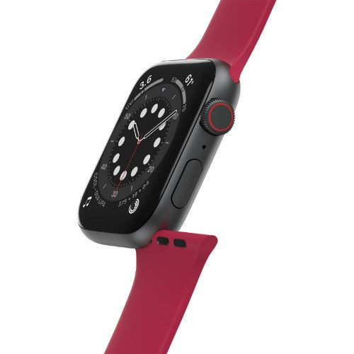 OtterBox All Day Comfort for Apple Watch Band 42/44/45mm, Rouge Rubellite
