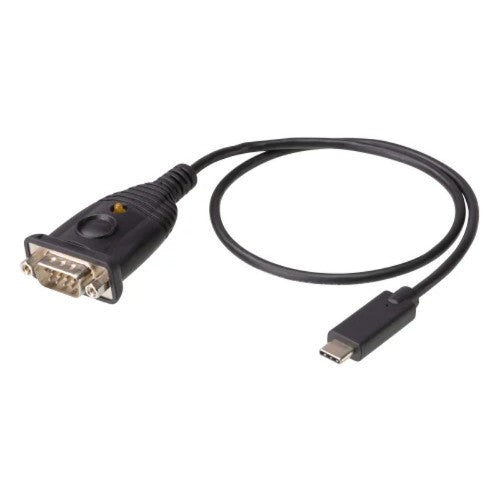 ATEN UC232C serial cable Black 0.45 m USB Type-C DB-9