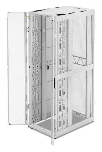 APC NetShelter SX, Server Rack Enclosure, Gen 2, 52U, 2436H x 800W x 1200D mm, with Sides, White