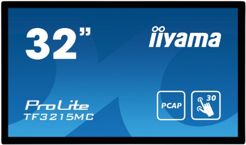 iiyama ProLite Open Frame PCAP 30-point touch monitor with equipped with a foam seal finish for seamless integration