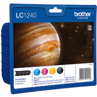 Brother LC-1240VALBP Ink cartridge multi pack Bk,C,M,Y, 4x600 pages ISO/IEC 24711 Pack=4 for Brother DCP-J 525/MFC-J 6510