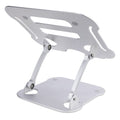 StarTech.com Laptop Stand for Desk, Ergonomic Laptop Stand Adjustable Height, Aluminum, Portable, Supports up to 22lb (10kg), Foldable Laptop Holder for Desk - Angled Notebook Computer Riser/Lift