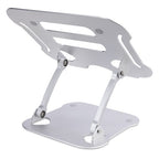 StarTech.com Laptop Stand for Desk, Ergonomic Laptop Stand Adjustable Height, Aluminum, Portable, Supports up to 22lb (10kg), Foldable Laptop Holder for Desk - Angled Notebook Computer Riser/Lift