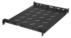 Intellinet 19" Fixed Shelf (adjustable), 1U, 350mm shelf depth, 350 to 550mm adjustable rail depth, Max 20kg, Black, Lifetime warranty